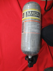 Mfg 2009 MSA 30 Min Carbon 2216 PSI SCBA Cylinder Valve scba AIR TANK BOTTLE