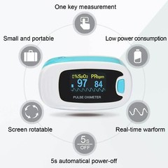 Contec CMS50NA Fingertip Pulse Oximeter SPO2 Pulse Rate Blood Oxgen Meter OLED