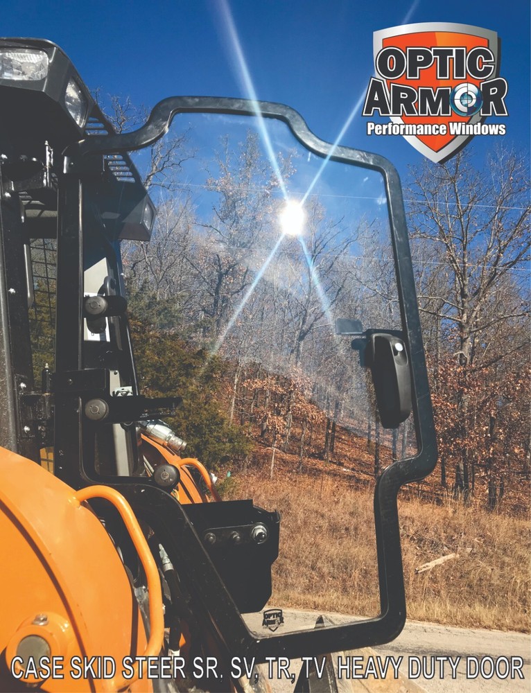 OPTIC ARMOR CASE SR SV TR TV SKID STEER HEAVY DUTY DOOR 1/2″ POLY