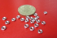 18-8 Stainless Steel Hex Nut RH, 4-40 x 3/16″ W x 1/16″ H, 300 pcs