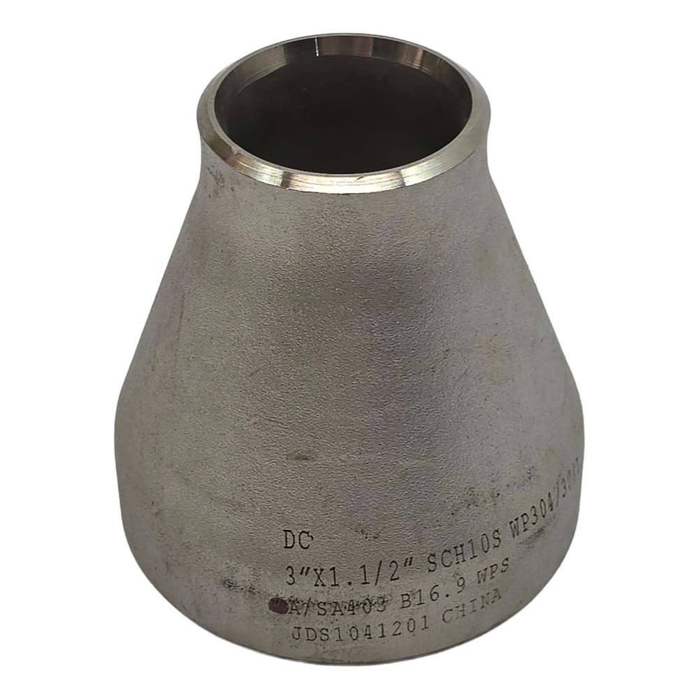 Stainless Concentric Reducer 3 in. x 1-1/2 in. NPS – Schedule 10S WP304/304L