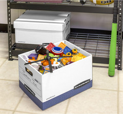 Bankers Box 20 Pack R-KIVE Heavy-Duty File Storage Boxes, Fastfold, Lift-Off Lid