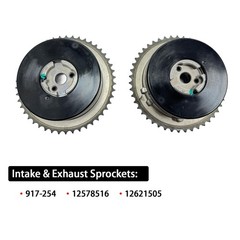 Engine Intake & Exhaust Variable Timing Sprocket Camshaft Gear Compatible wit…