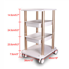 For Cavitation Beauty Machine Stand Rolling Cart ABS Aluminum Beauty SPA Trolley