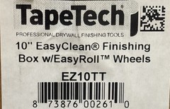 TapeTech EZ10TT – 10 Inch – EasyClean Finishing Box With EasyRoll Wheels