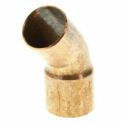 1″ inch Street 45 degree Elbow Copper Sweat Spigot x Hub