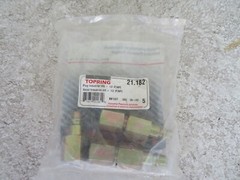 5 pcs TOPRING 21.182 1/2″ NPT Female Pipe Zinc Plug 3/8″ Industrial Couplers