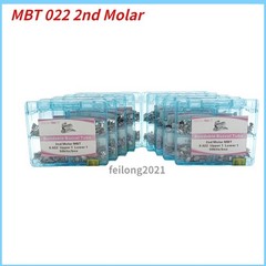 10 Boxes Dental Orthodontic Buccal Tube 1st 2nd Molar Roth MBT 022 Mesh Base