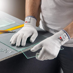 Heavy Duty Cut Resistant Work Gloves — Durable Cut Resistant Gloves with Grip Do