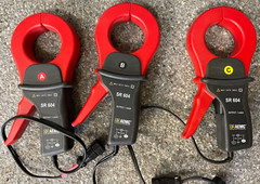 (3) AEMC SR-604 Meter Current Probes Input 1000 Amp Output: 1mA/Amp Powermetrix