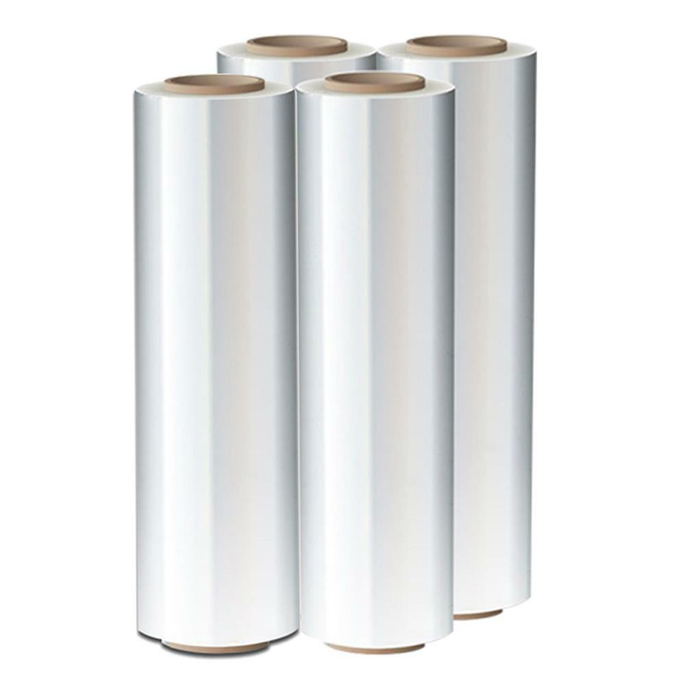 4 Rolls 18″ x 1500FT 80GA Pallet Wrap Stretch Film Shrink Hand Wrap