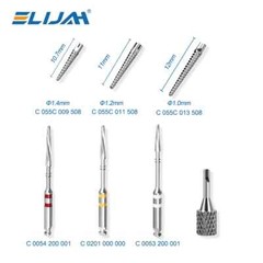 Dental Screw Post Completed Kit Silver Plated Stainless Steels Endo Conical Pins