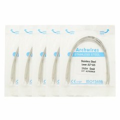 Dental Orthodontic Arch Wire Stainless Steel Ovoid/Natural/Square Rectangular
