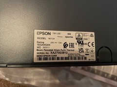 Epson TM-L90 M313A Thermal POS Label & Receipt Printer Missing Power Supply