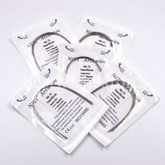 10 Packs Dental Ortho Archwire Super Elastic NITI Arch Wire Ovoid/Natural/Square