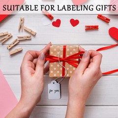 500/1000pcs White Marking Tags Pricing Display Tags Writable Label Hang Tag
