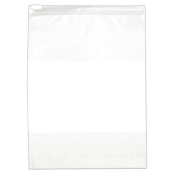Manufacturer Varies Reclosable Poly Bags, 9″ x 12″, 2.75 mil, Clear, Slide Seal,