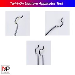 X3 Orthodontic Instruments Elastic Placing Twirl On Ligature Applicator Dental