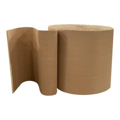 UOFFICE Corrugated Wrap 18″ x 250′ x 1/8″ Thick – B Flute – Cardboard Wrap