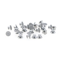 US Dental Orthodontic Metal Lingual Button Bondable Round Mesh Base 10Pcs/Pack