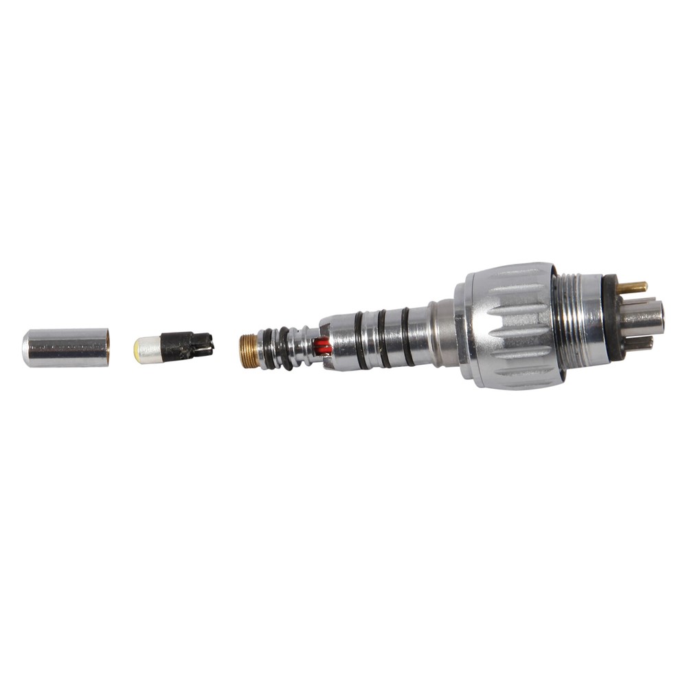 Dental Fiber Optic LED High Speed Handpiece / 6-Hole Quick Coupler YB6/YD6