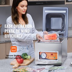VEVOR Chamber Vacuum Sealer Commercial Vacuum Sealing Bag Packing Machine 260W