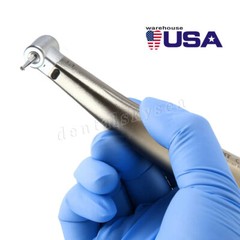 Dental LED 1:1 Fiber Optic Contra Angle Internal Spray Low Speed Handpiece EType