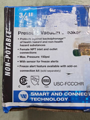 Watts 800M4-QT-FZ 3/4″ Pressure Vacuum Breaker Anti-Siphon Backflow Preventer