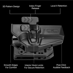 OWB Holster for M&P Shield 9mm Equalizer & EZ & 380 EZ, Red Dot Compatible, I…