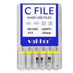 Dental Rotary Endo Endodontic Stainless Steel C Files for Root Canal 21/25mm