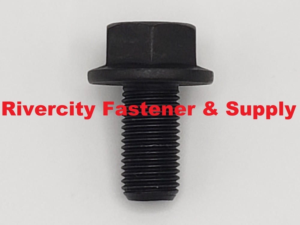 3/8-24 x 3/4 Grade 8 Flange Bolts 3/8 x 24 x .75 Screws 3/8×24 x 3/4″