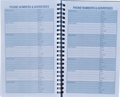 Signature 2026 Weekly & Monthly Planner Calendar, Jan-Dec, 5″x 8″ in – Grey