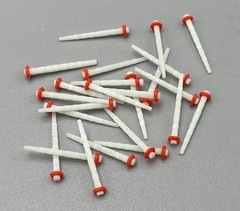 Dental Glass Fiber Post Teeth Restorative Refill Screw 1.2 1.4 1.6 1.8mm Posts