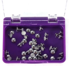 50Pcs/Box Dental Orthodontic Lingual Button Bondable Stainless Steel Round…