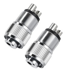 Dental Handpiece Tubing Change Adapter Connector Converter 2 / 4 Hole Two Type