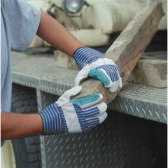 Condor 2Mdd5 Leather Gloves, Cowhide, Safety Cuff, Wing Thumb, Full Finger,