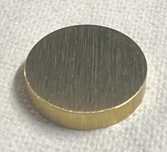 2-1/4” BRASS FEET DISC X 3/8” LONG🇺🇸2.250” ROUND 360 BRASS BAR 57mm X 9.5mm