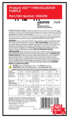 Loctite 222 Threadlocker for Automotive: High-Temp, Low-Strength, Anaerobic