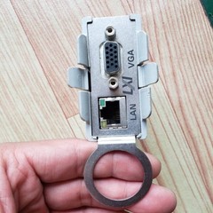 USED AGILENT KEYSIGHT DSOXLAN-FG LAN & VGA MODULE FOR 2000 3000-X OSCILLOSCOPES6