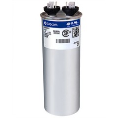 Replacement for GE Genteq 97F9619 45 MFD 370 VAC Round Motor Run Capacitor C345R