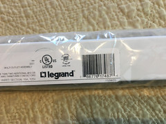 Wiremold WH20GB506TR Tamper Resistant Plugmold Multioutlet System 5′ long – 1 ea