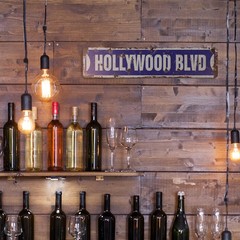 HOLLYWOOD BLVD Vintage Style Street Sign california boulevard CA tinsel town