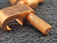Copper Compression Connector, Ground Rod to Grid, 2 AWG (STR) 250 KCMIL