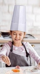 20 Pcs Tall Chef Hat White Adjustable 9″One Size Fits Most