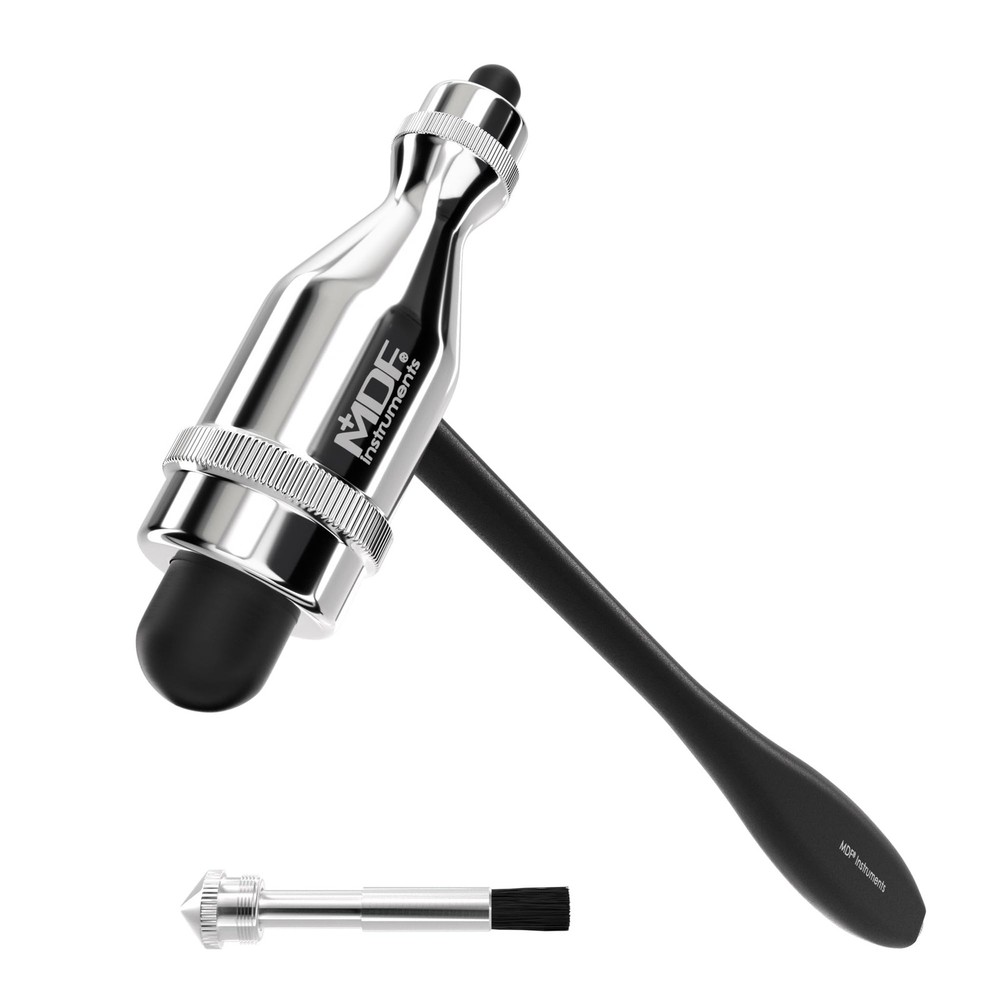 , Tromner Neurological Reflex Hammer with Built-in Brush for Cutaneous and Su…