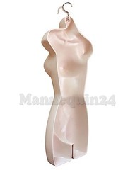 3 PACK MALE FEMALE TODDLER TORSO DRESS FORM MANNEQUIN SET in FLESH FOR HANGING