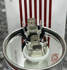 AmRad Round Run Capacitor 15 MFD 370/440 VAC USA2209