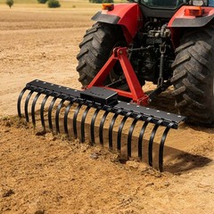 VEVOR 6 Pack Landscape Rock Rake Tines Replacement 1″ x 5/16″ Bolt-on Mount