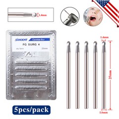 FG #4 SL (Surgical Length Burs) Round Carbide Dental Bur FG4 USA