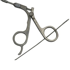 Laparoscopic Flexible Alligator 3frx60cm Grasper For SS Instruments CE Approved